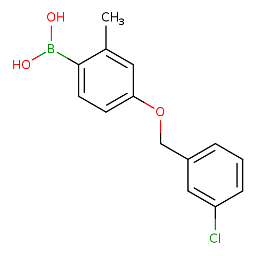 {4-[(3-chlorophenyl)methoxy]-2-methylphenyl}boronic acid