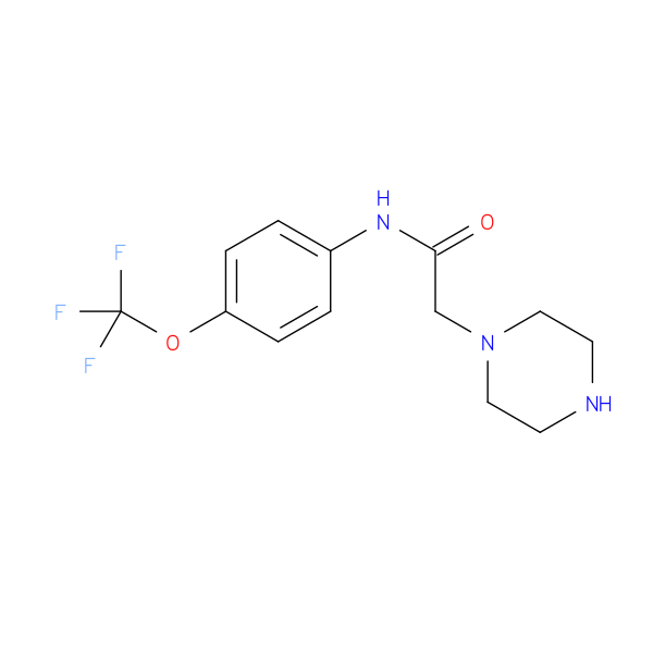 2-(Piperazin-1-yl)-N-[4-(trifluoromethoxy)phenyl]acetamide