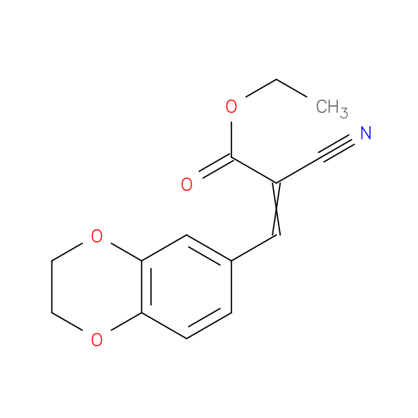 ethyl 2-cyano-3-(2,3-dihydro-1,4-benzodioxin-6-yl)prop-2-enoate