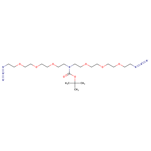 N-Boc-N-bis(PEG3-azide)