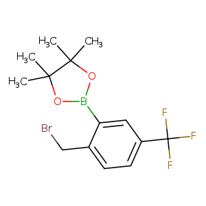 2-Bromomethyl-5-(trifluoromethyl)phenylboronic acid pinacol ester