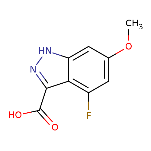 4-FLUORO-6-METHOXY-3-(1H)INDAZOLE CARBOXYLIC ACID