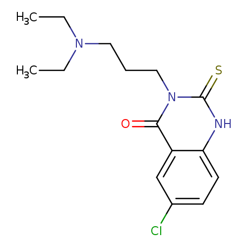 6-Chloro-3-(3-diethylamino-propyl)-2-thioxo-2,3-dihydro-1H-quinazolin-4-one