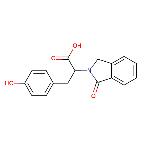 3-(4-hydroxyphenyl)-2-(1-oxo-2,3-dihydro-1H-isoindol-2-yl)propanoic acid