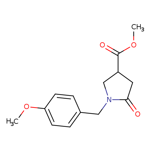 Methyl 1-(4-Methoxybenzyl)-5-oxopyrrolidine-3-carboxylate