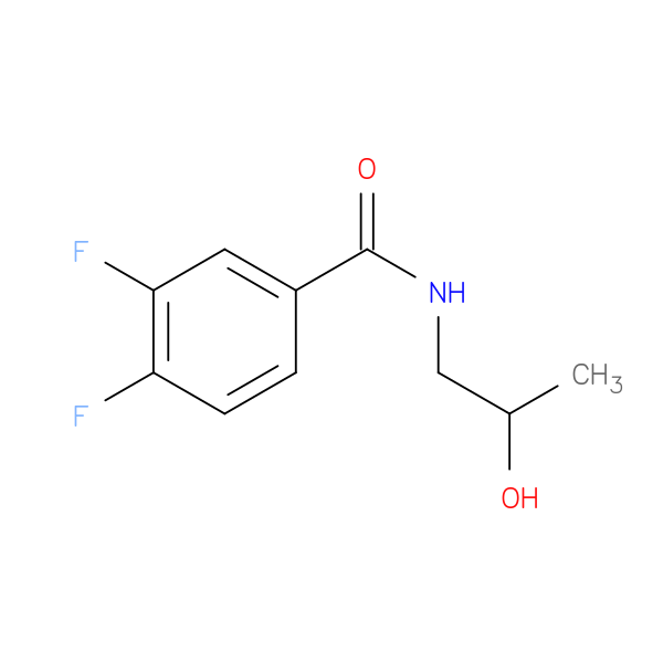 3,4-Difluoro-N-(2-hydroxypropyl)benzamide