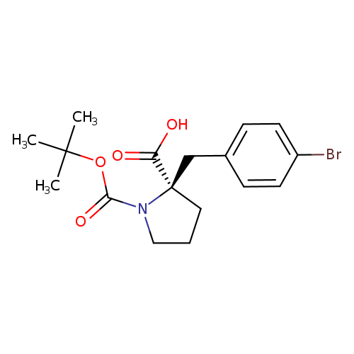 (R)-2-(4-Bromobenzyl)-1-(tert-butoxycarbonyl)pyrrolidine-2-carboxylic acid