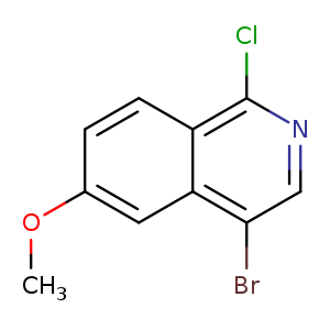 4-Bromo-1-chloro-6-methoxyisoquinoline