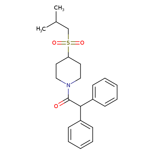 1-[4-(2-methylpropanesulfonyl)piperidin-1-yl]-2,2-diphenylethan-1-one