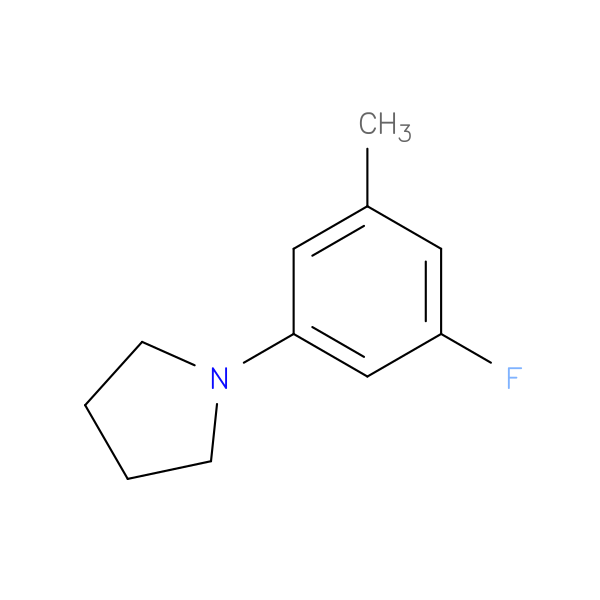 1-Cyclopentyl-3-flouro-5-methylbenzene