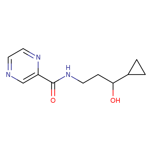 N-(3-cyclopropyl-3-hydroxypropyl)pyrazine-2-carboxamide