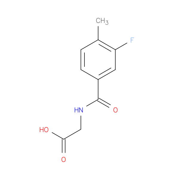 2-[(3-fluoro-4-methylphenyl)formamido]acetic acid