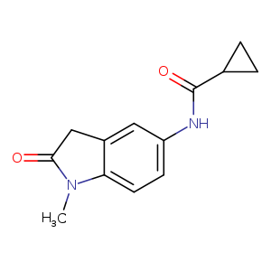 N-(1-methyl-2-oxo-2,3-dihydro-1H-indol-5-yl)cyclopropanecarboxamide