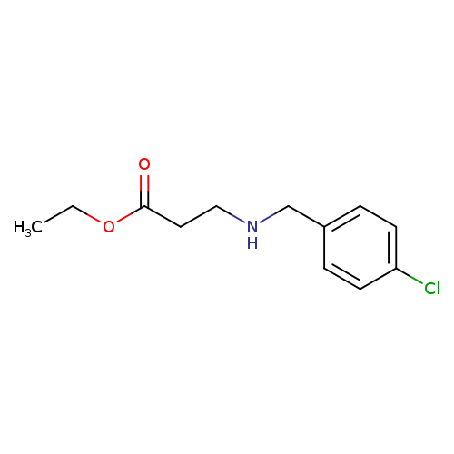 ethyl 3-{[(4-chlorophenyl)methyl]amino}propanoate