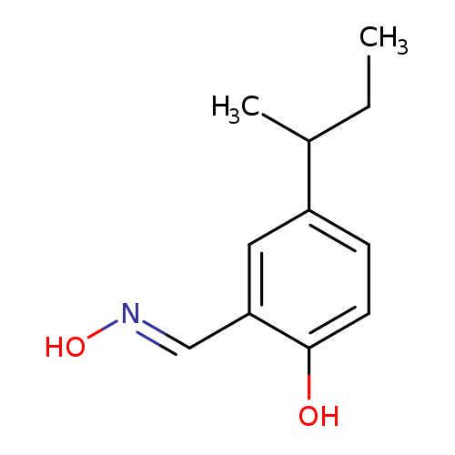 4-(butan-2-yl)-2-[(1E)-(hydroxyimino)methyl]phenol