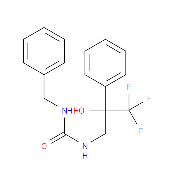 1-benzyl-3-(3,3,3-trifluoro-2-hydroxy-2-phenylpropyl)urea