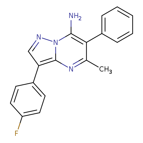 3-(4-fluorophenyl)-5-methyl-6-phenylpyrazolo[1,5-a]pyrimidin-7-amine