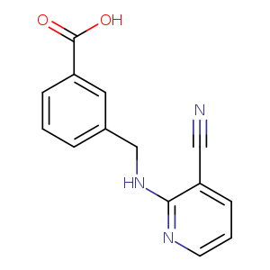 3-{[(3-cyanopyridin-2-yl)amino]methyl}benzoic acid