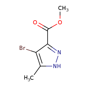 1H-Pyrazole-3-carboxylic acid, 4-bromo-5-methyl-, methyl ester