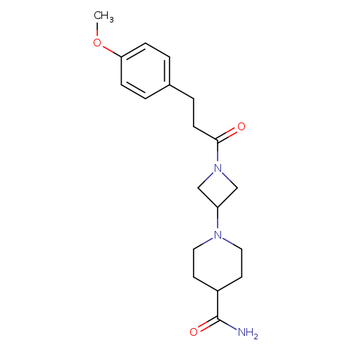 1-{1-[3-(4-methoxyphenyl)propanoyl]azetidin-3-yl}piperidine-4-carboxamide