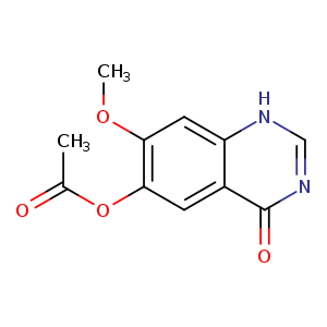 7-Methoxy-4-oxo-3,4-dihydroquinazolin-6-yl acetate