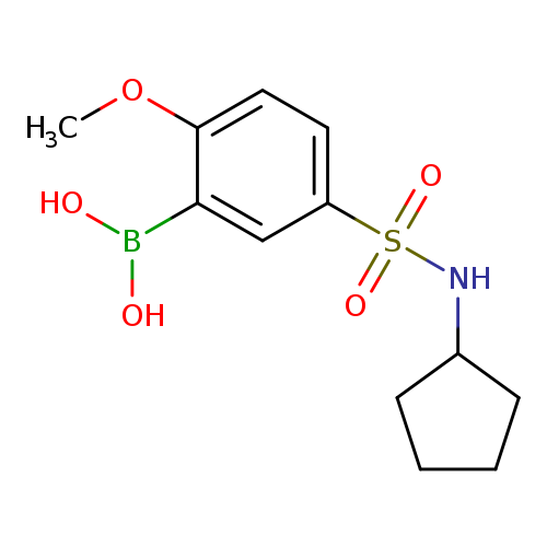 (5-(N-cyclopentylsulfamoyl)-2-methoxyphenyl)boronic acid