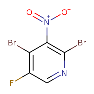 2,4-Dibromo-5-fluoro-3-nitropyridine