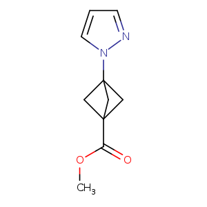 methyl 3-pyrazol-1-ylbicyclo[1.1.1]pentane-1-carboxylate