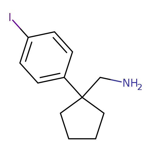 1-(4-Iodophenyl)cyclopentanemethanamine