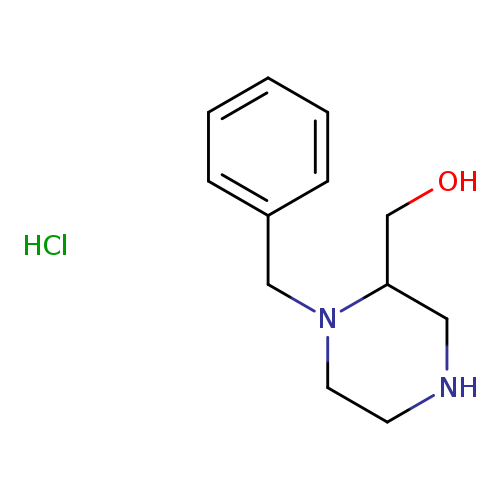 2-Piperazinemethanol, 1-(phenylmethyl)-, hydrochloride (1:1)