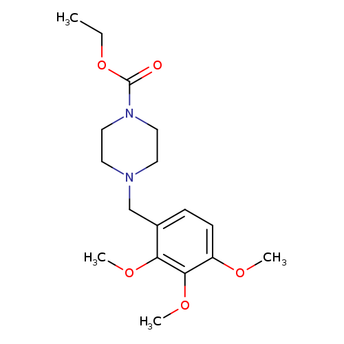 4-[(2,3,4-TriMethoxyphenyl)Methyl]-1-piperazinecarboxylic Acid Ethyl Ester