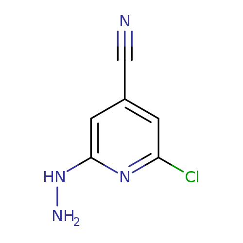 2-chloro-6-hydrazinylpyridine-4-carbonitrile
