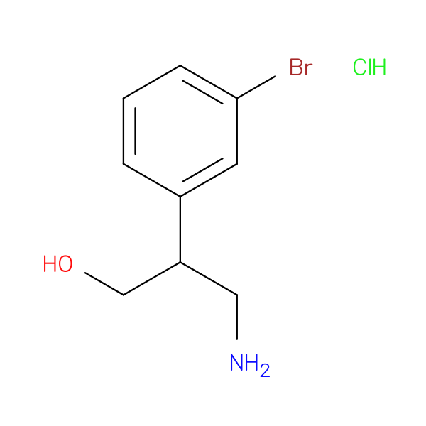 3-amino-2-(3-bromophenyl)propan-1-ol hydrochloride