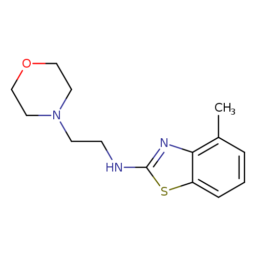 4-Methyl-n-(2-morpholin-4-ylethyl)-1,3-benzothiazol-2-amine
