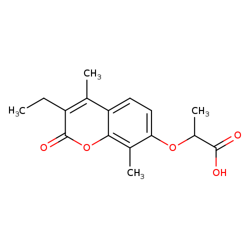 2-(3-Ethyl-4,8-dimethyl-2-oxochromen-7-yl)oxypropanoic acid