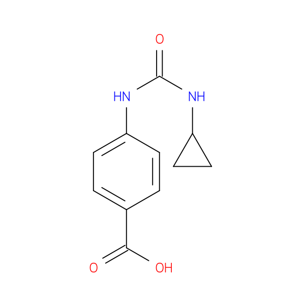4-([(Cyclopropylamino)carbonyl]amino)benzoic acid