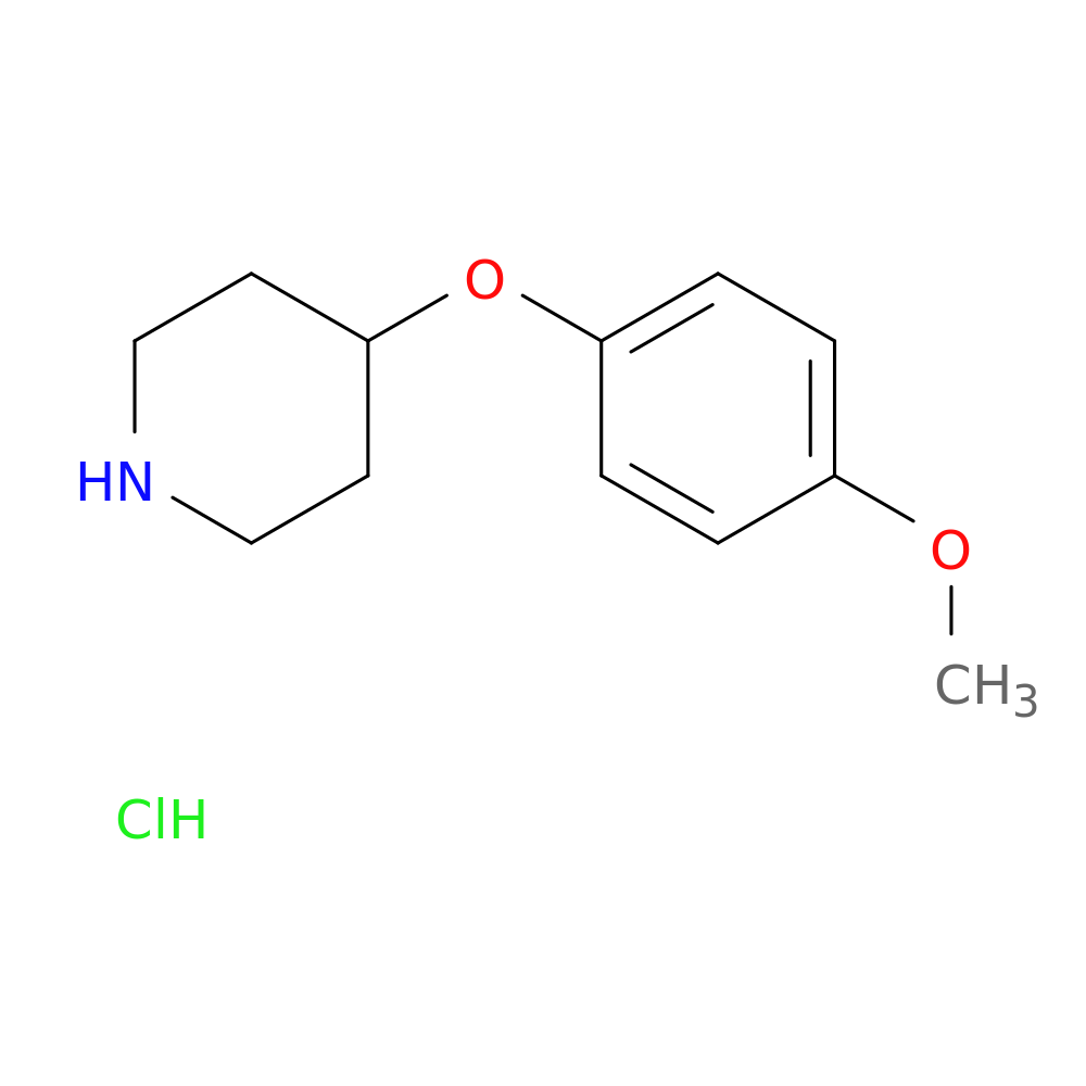 4-(4-Methoxyphenoxy)piperidine, HCl