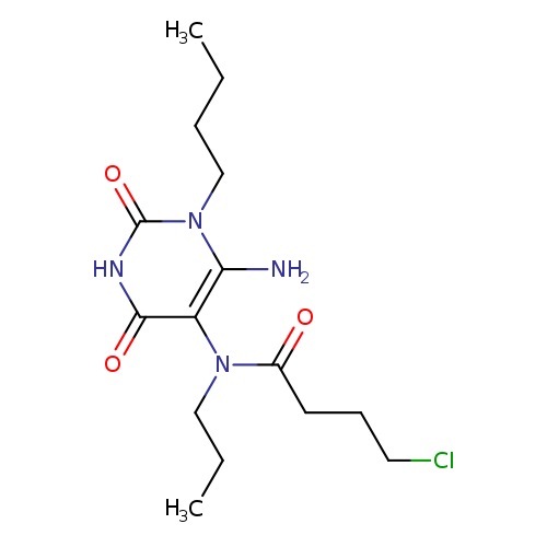 N-(6-amino-1-butyl-2,4-dioxo-1,2,3,4-tetrahydropyrimidin-5-yl)-4-chloro-N-propylbutanamide