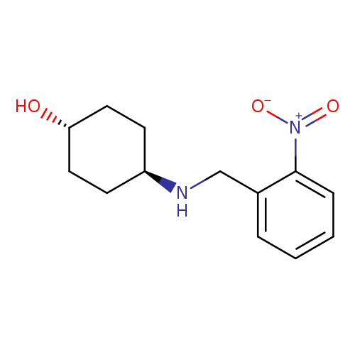 Rel-(1r,4r)-4-{[(2-nitrophenyl)methyl]amino}cyclohexan-1-ol, trans