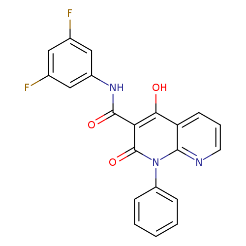 N-(3,5-difluorophenyl)-4-hydroxy-2-oxo-1-phenyl-1,2-dihydro-1,8-naphthyridine-3-carboxamide