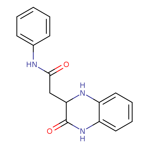 2-(3-Oxo-1,2,3,4-tetrahydroquinoxalin-2-yl)-N-phenylacetamide