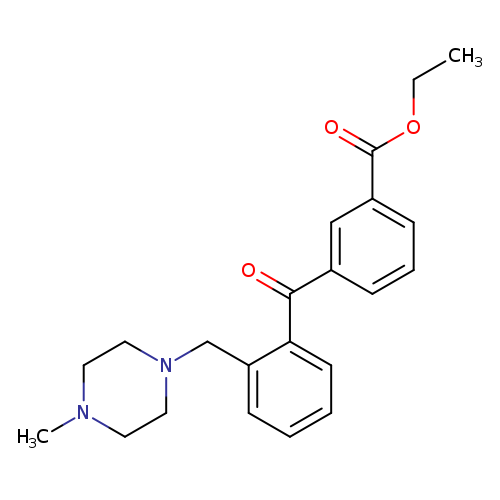 3'-CARBOETHOXY-2-(4-METHYLPIPERAZIN-1-YLMETHYL)BENZOPHENONE