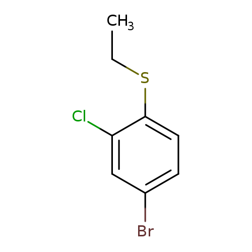 4-Bromo-2-chloro-1-(ethylsulfanyl)benzene