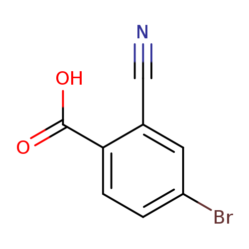 Benzoic acid, 4-bromo-2-cyano-