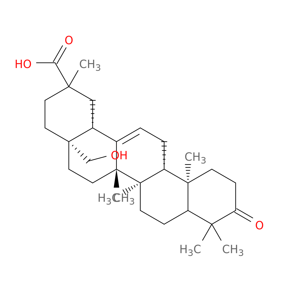 28-Hydroxy-3-oxoolean-12-en-29-oic acid