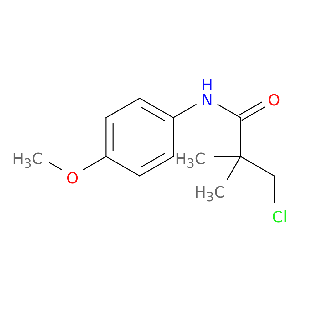 3-Chloro-n-(4-methoxyphenyl)-2,2-dimethylpropanamide