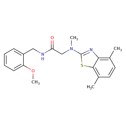 2-[(4,7-dimethyl-1,3-benzothiazol-2-yl)(methyl)amino]-N-[(2-methoxyphenyl)methyl]acetamide