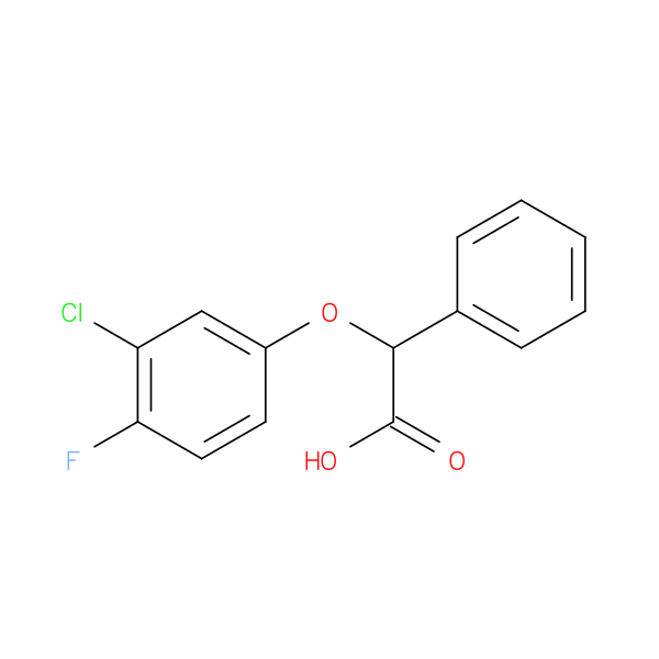2-(3-Chloro-4-fluorophenoxy)-2-phenylacetic acid