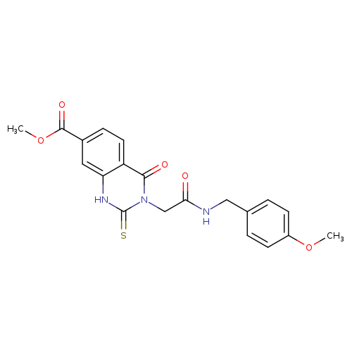 methyl 3-({[(4-methoxyphenyl)methyl]carbamoyl}methyl)-4-oxo-2-sulfanylidene-1,2,3,4-tetrahydroquinazoline-7-carboxylate