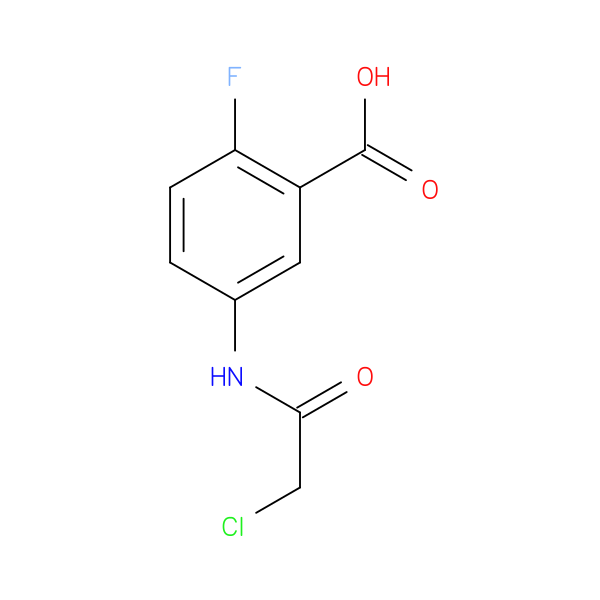 5-(2-chloroacetamido)-2-fluorobenzoic acid